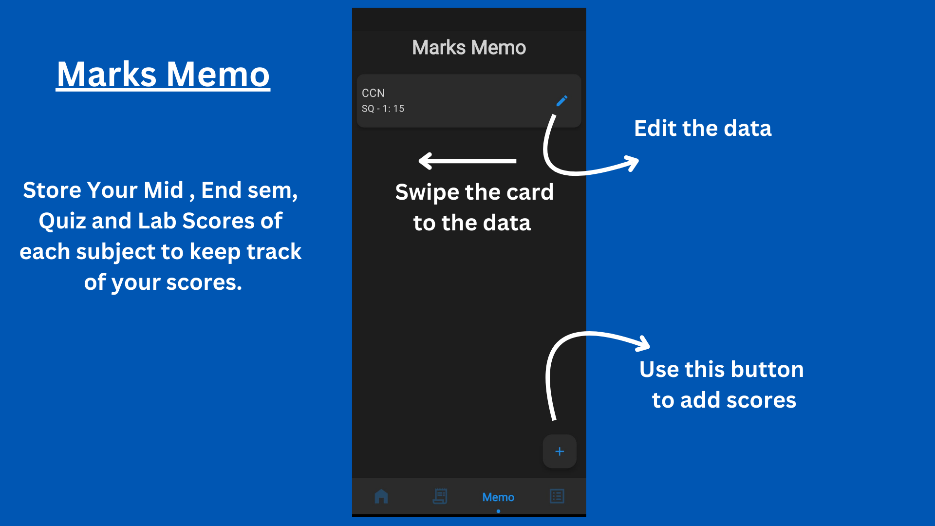 Marks Memo Demo